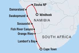 The orange river forms part of the boundary between south africa and namibia and several seasonal rivers in namibia flow into the orange river including the fish, auob, and nossob. Namibia Discovery Intrepid Travel Us