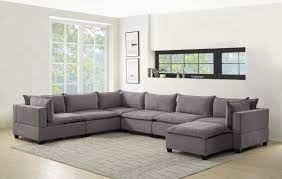 7 piece modular sectional sofa chaise