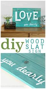 Diy Wood Slat Sign Tutorial Today S