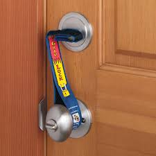 Just ask anyone who has ever found himself accidentally locked out of a pantry or bedroom with no practical way to open the lock from the outside. Super Grip Lock Deadbolt Strap Door Can T Be Opened Even With A Key For Home Or The Hotel Room Knowing Nobody Ca Home Security Household Hacks Home Alone
