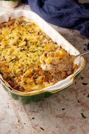 ground beef and potatoes cerole