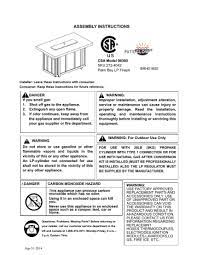 Patio Glow 98300 Assembly Instructions