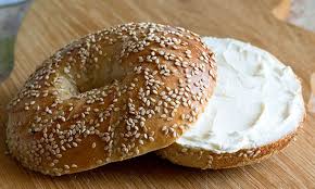 Image result for bagel with cream cheese