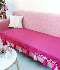 Hot Pink Tassel Wall Hanging Dorm Room