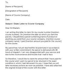 12 free claim letter exles