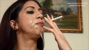 Girl Smoke with Cum on Mouth - XNXX.COM