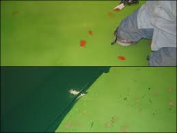 repair bubbles craters in epoxy