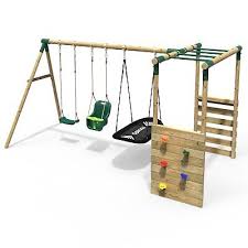 Swing Set With Monkey Bar Attachment