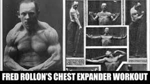 fred rollon s chest expander workout