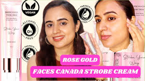 faces canada strobe cream rosegold