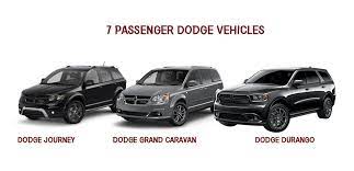 7 penger dodge vehicles which is