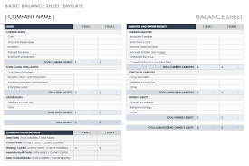 free balance sheet templates smartsheet