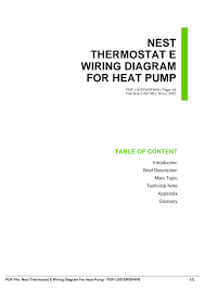 The heat pump wiring diagram above covers approximately 90% of the heat pump thermostats. 2