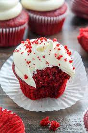 one bowl red velvet cupcakes baker by