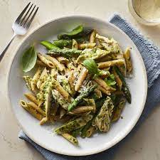 Pesto Penne With Chicken And Asparagus gambar png