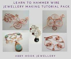 learn to hammer wire jewellery making