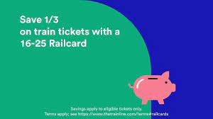 digital 16 25 railcard from trainline