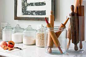 Glass Canisters In The Kitchen
