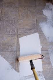 how to paint a tile or linoleum floor