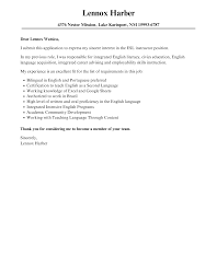 esl instructor cover letter velvet jobs