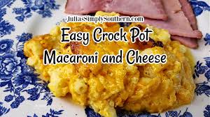 crock pot macaroni and cheese recipe