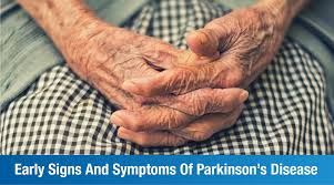 early signs and symptoms of parkinson s