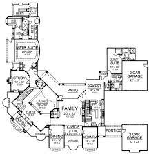european house plan with guest suite 4867