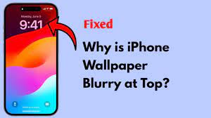 how to fix iphone wallpaper blurry at