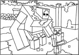Pick your favorite color and start coloring! Minecraft Free Printable Coloring Pages For Kids