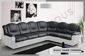 large texas corner sofa faux leather