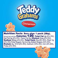 teddy grahams snacks cinnamon 0 75