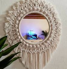 Bohemian Macrame Wall Hanging Mirror