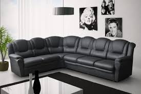 texas faux leather corner sofa pf