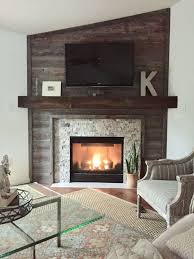 Corner Fireplace Renovated From Box Tv