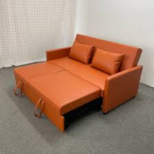 leather art sofa bed dual purpose