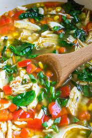 One Pot Chicken And Vegetable Soup Peas And Crayons gambar png