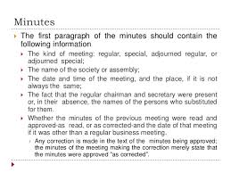 Memo And Minutes Of Meeting