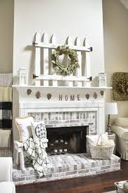 Transforming A Red Brick Fireplace With