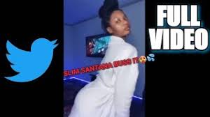 Slim santana has gone viral after she accepted the buss it challenge from tiktok. Slim Santana Buss It Challenge Full Twitter Video Youtube