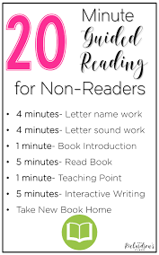 Guided Reading With Non Readers A Free Chart