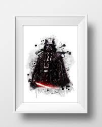 Star Wars Darth Vader Watercolor Darth