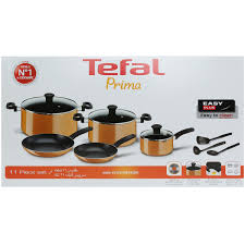 Tefal the best technology with innovative solutions for food and drink preparation, home comfort, cleaning, linen care and beauty. Buy Tefal Prima Cookware Set 11pcs Online Lulu Hypermarket Bahrain
