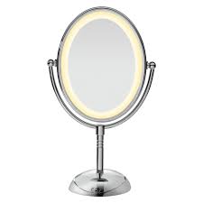 conair led lighted collection mirror oval