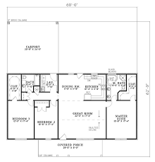 House Plan 61391 One Story Style With