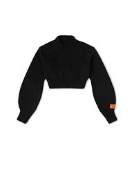 Heron Preston - Women's Cut-Out Sweater - Black - Knitwear