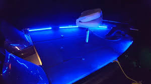 Bass Boat Led Light System At Night On The Water Youtube
