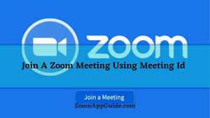 join a zoom meeting using meeting id