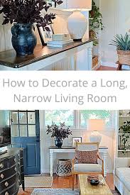 decorating a long narrow living room