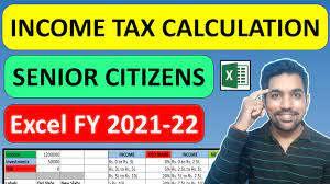 senior citizen income tax fy 2021 22
