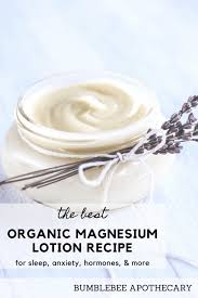 best organic magnesium lotion recipe